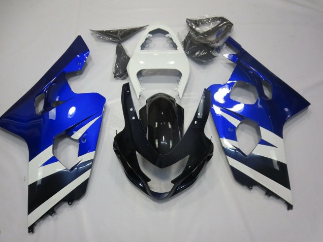 04-05 Blue White and Black GSXR 600-750 Fairings 04-05 Blue White and Black GSXR 600-750 Fairings