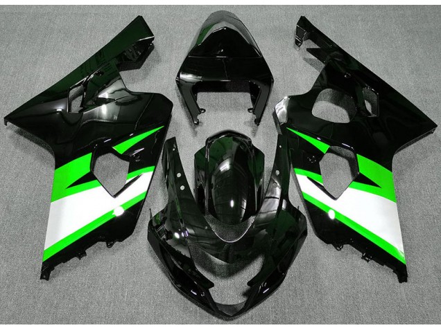 04-05 Gloss Black & Green GSXR 600-750 Fairings 04-05 Gloss Black & Green GSXR 600-750 Fairings