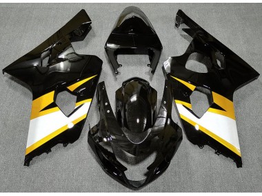 04-05 Gloss Black & Yellow GSXR 600-750 Fairings