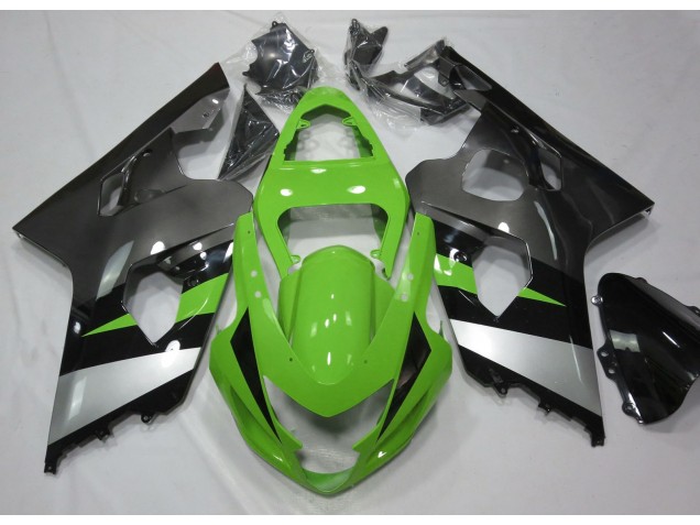 04-05 Green and Silver GSXR 600-750 Fairings 04-05 Green and Silver GSXR 600-750 Fairings