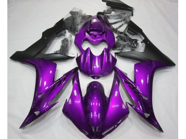 04-06 Gloss Purple & Black R1 Fairings