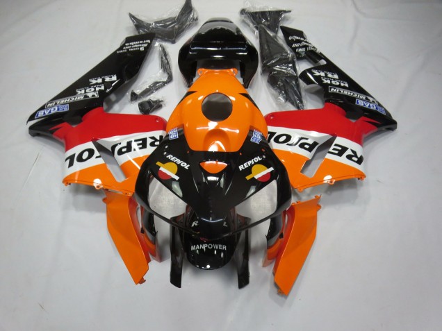 05-06 Black Bottom Repsol CBR600RR Fairings 05-06 Black Bottom Repsol CBR600RR Fairings