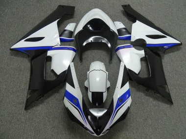 05-06 Blue White and Black ZX6R Fairings