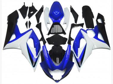 05-06 Gloss Blue and White GSXR 1000 Fairings