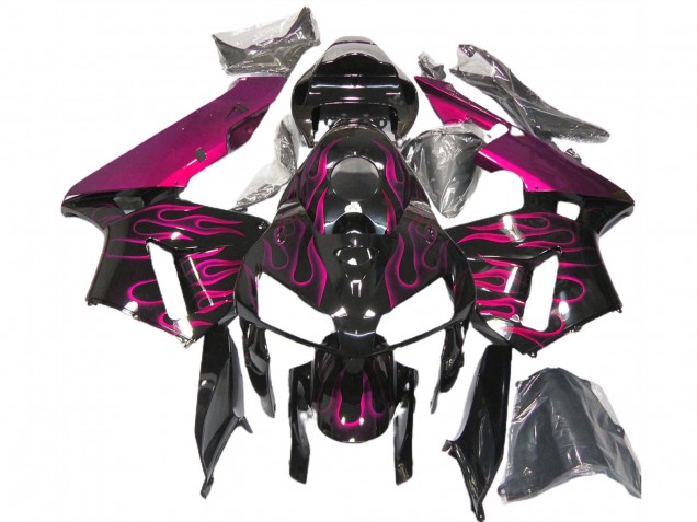 05-06 Gloss Pink Flame CBR600RR Fairings 05-06 Gloss Pink Flame CBR600RR Fairings