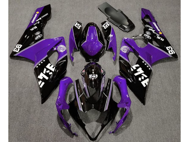 05-06 Gloss Purple and Black Custom GSXR 1000 Fairings