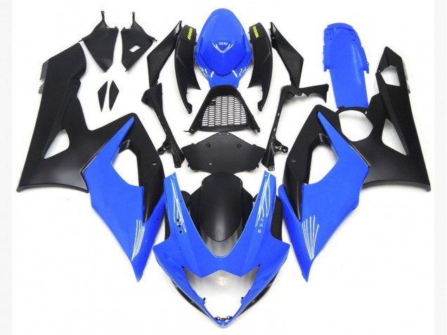 05-06 Light Gloss Blue and Matte Black Lowers GSXR 1000 Fairings 05-06 Light Gloss Blue and Matte Black Lowers GSXR 1000 Fairings