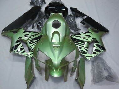 05-06 Light Green Flame CBR600RR Fairings