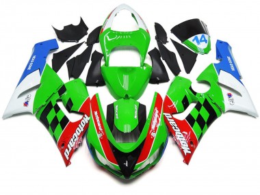 05-06 Multi Color Check ZX6R Fairings