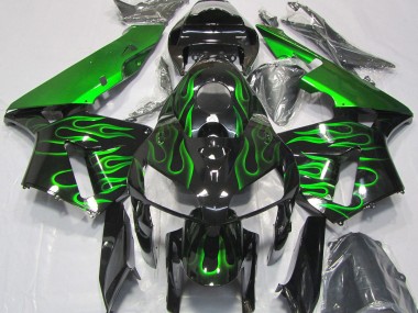 05-06 Vibrant Green Flame CBR600RR Fairings