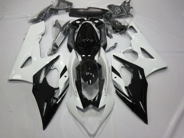05-06 White Black and Silver GSXR 1000 Fairings 05-06 White Black and Silver GSXR 1000 Fairings