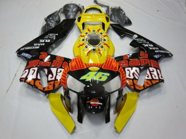 05-06 Yellow Rossi CBR600RR Fairings