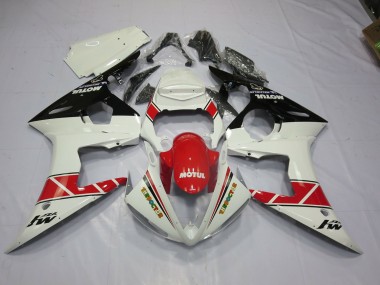 05 Motul Red and Black R6 Fairings