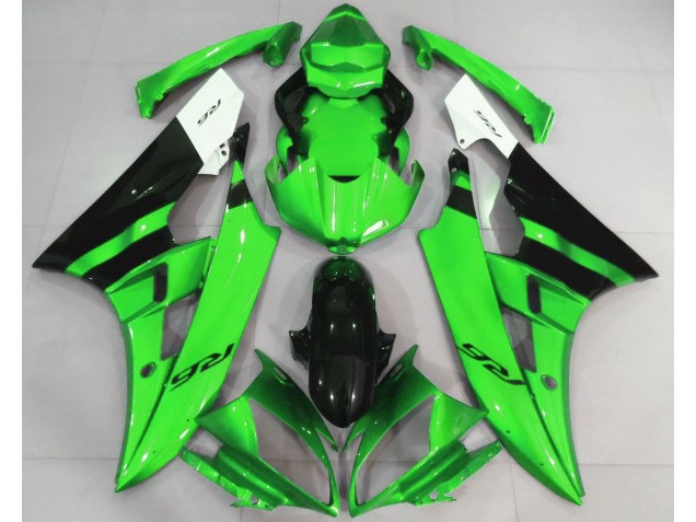 06-07 Gloss Green and Black R6 Fairings 06-07 Gloss Green and Black R6 Fairings