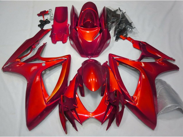 06-07 Gloss Red Plain GSXR 600-750 Fairings 06-07 Gloss Red Plain GSXR 600-750 Fairings
