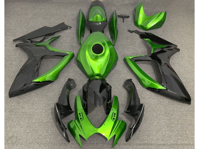 06-07 Light Green and Black GSXR 600-750 Fairings 06-07 Light Green and Black GSXR 600-750 Fairings