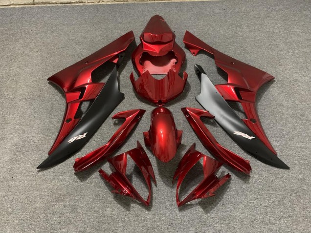 06-07 Maroon and Black R6 Fairings 06-07 Maroon and Black R6 Fairings