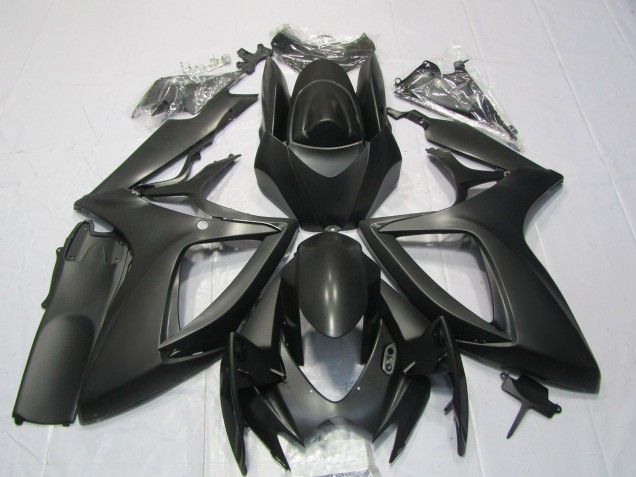 06-07 Matte Black GSXR 600-750 Fairings 06-07 Matte Black GSXR 600-750 Fairings