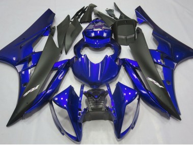 06-07 Metallic Blue & Black R6 Fairings