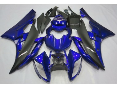 06-07 Metallic Blue & Black R6 Fairings