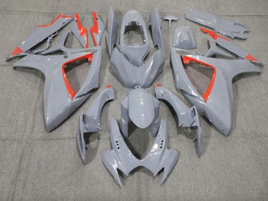 06-07 Nardo and Red Trim GSXR 600-750 Fairings