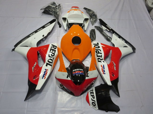 06-07 Orange Repsol CBR1000RR Fairings
