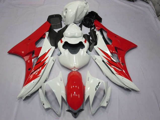 06-07 Red and White R6 Fairings 06-07 Red and White R6 Fairings