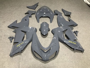 06-07 Smooth Grey & Yellow ZX10R Fairings