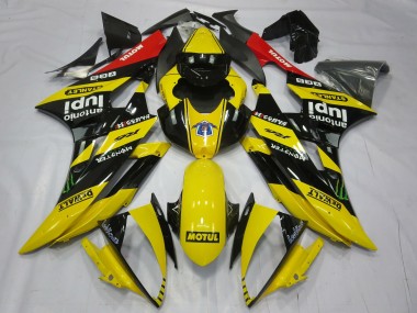 06-07 Yellow Motul R6 Fairings