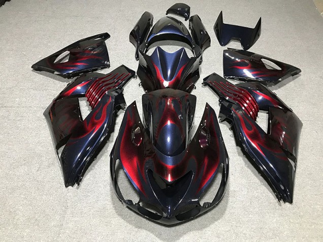 06-11 Flame ZX14R Fairings 06-11 Flame ZX14R Fairings