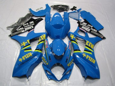 07-08 Bright Blue Rizla GSXR 1000 Fairings