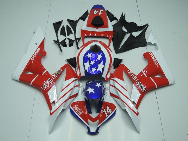 07-08 Geico 14 CBR600RR Fairings 07-08 Geico 14 CBR600RR Fairings