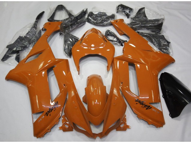 07-08 Gloss Orange ZX6R Fairings 07-08 Gloss Orange ZX6R Fairings