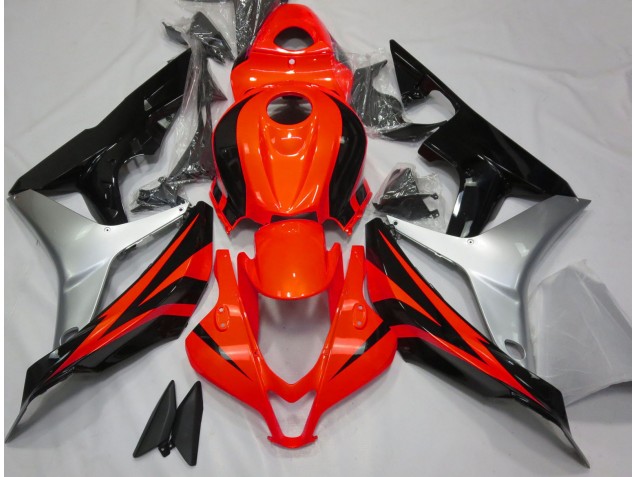 07-08 Gloss Red Silver and Black CBR600RR Fairings 07-08 Gloss Red Silver and Black CBR600RR Fairings