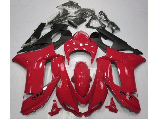 07-08 Gloss Red ZX6R Fairings