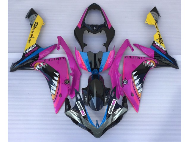 07-08 Pink Shark R1 Fairings 07-08 Pink Shark R1 Fairings