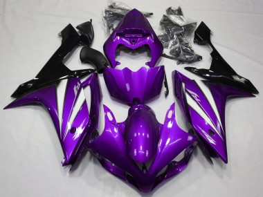 07-08 Purple White and Black R1 Fairings