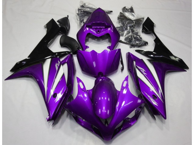 07-08 Purple White and Black R1 Fairings 07-08 Purple White and Black R1 Fairings