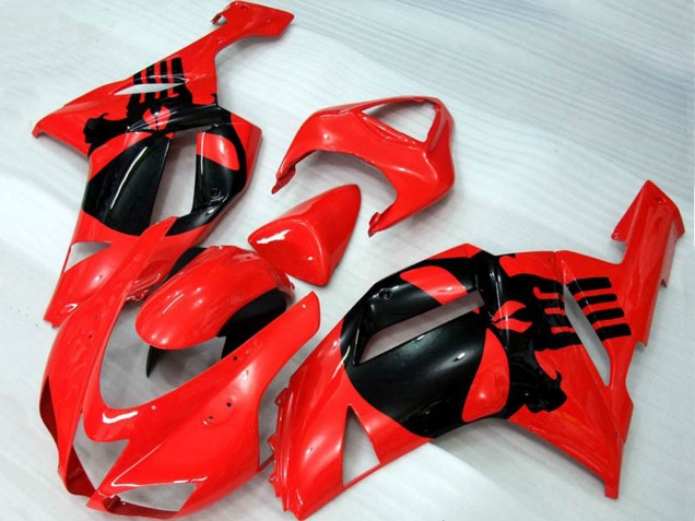 07-08 Red Skull ZX6R Fairings 07-08 Red Skull ZX6R Fairings