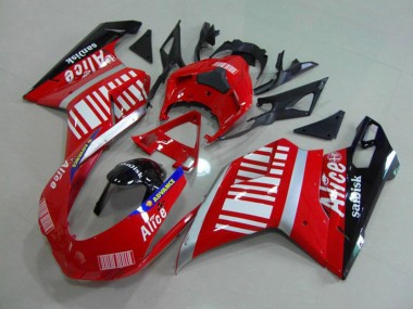 07-14 Alice Red Ducati 848 1098 1198 Fairings