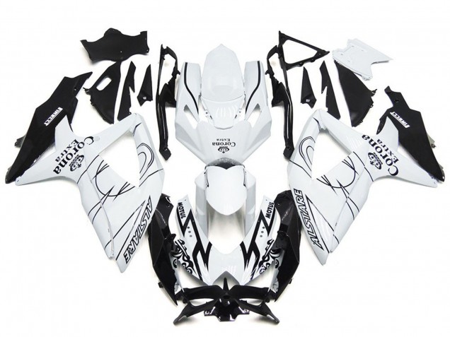 08-10 Custom Corona Special with White GSXR 600-750 Fairings 08-10 Custom Corona Special with White GSXR 600-750 Fairings