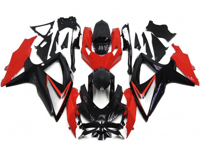 08-10 Custom Red OEM Style GSXR 600-750 Fairings