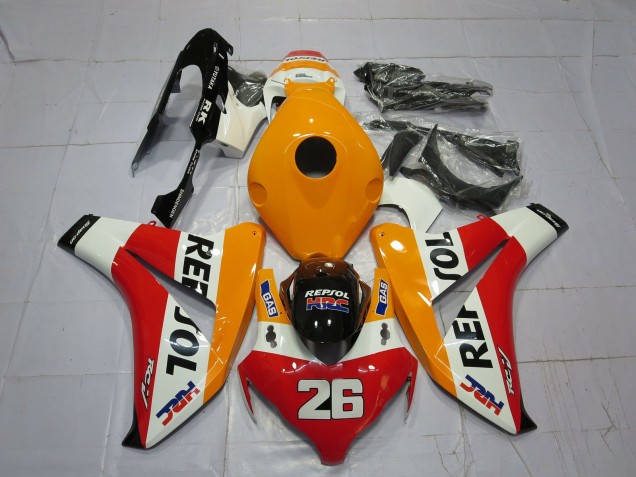 08-11 Light Orange Repsol CBR1000RR Fairings 08-11 Light Orange Repsol CBR1000RR Fairings