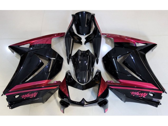 08-12 Gloss Black & Red Ninja 250 Fairings 08-12 Gloss Black & Red Ninja 250 Fairings