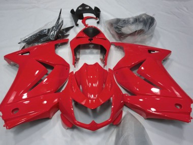 08-12 Gloss Red Ninja 250 Fairings