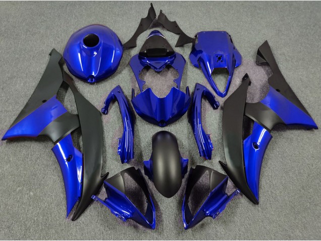 08-16 Deep Blue and Matte Black R6 Fairings 08-16 Deep Blue and Matte Black R6 Fairings