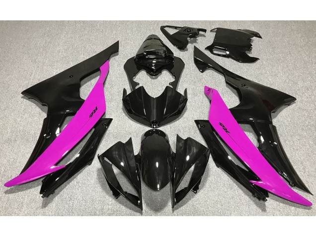 08-16 Gloss Black & Pink R6 Fairings 08-16 Gloss Black & Pink R6 Fairings