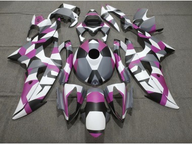 08-16 Pink Camo Plain R6 Fairings