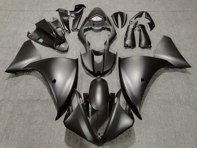 09-11 Full Matte Black R1 Fairings