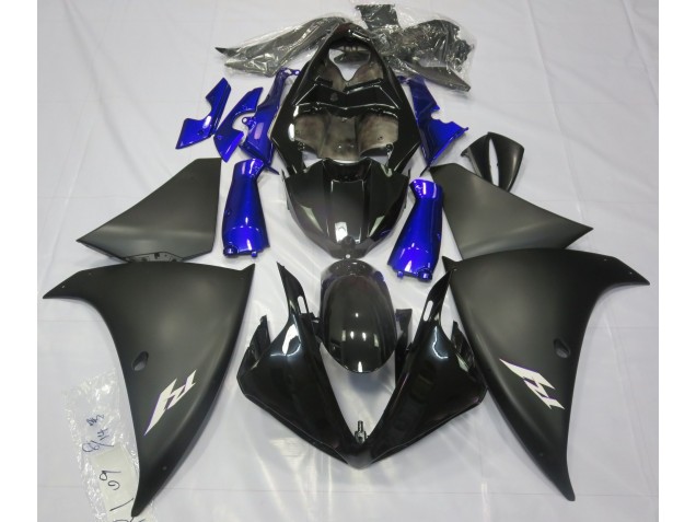 09-11 Matte Black & Blue R1 Fairings 09-11 Matte Black & Blue R1 Fairings
